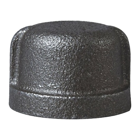 Prosource 521-404HN Series Pipe Cap, 3/4 in, FIP, Malleable Iron, 40 Schedule, 300 psi Pressure 18-3/4B
