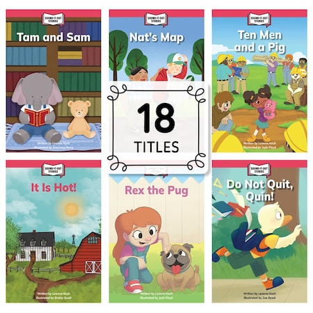 Creative Teaching Press Sound-It-Out Stories Decodable Readers, Set 1 11021