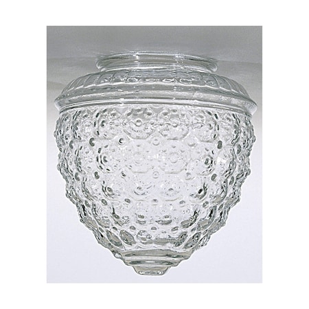 Satco Pineapple Glass Shade Height 6.00 inch Fitter 3-1/4 inch Diameter 5-1/2 inch 50/112