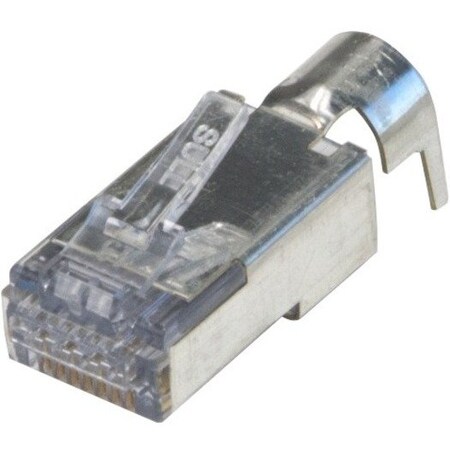 Platinum Tools EZEX44 SHIELDED RJ45 EXTERNAL GROUND CONNECTOR, 100/BAG. 105028