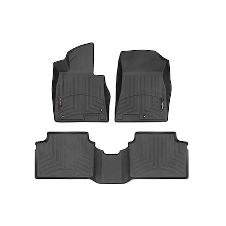 Weathertech Black, Front and Rear Floorliners 441598-1-3