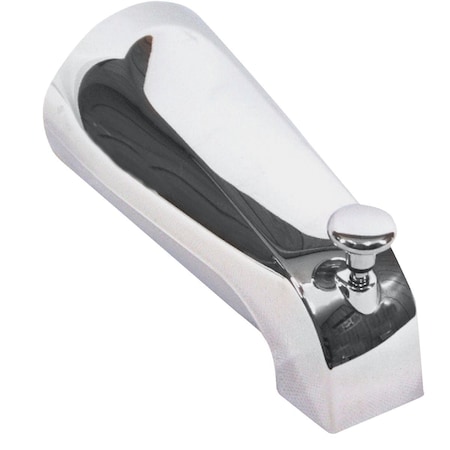 Us Hardware Mobile Home 5-3/8'' Chrome Bathtub Spout with Diverter P-037B