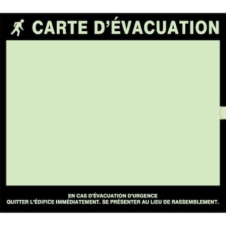 Accuform EMERGENCY EVACUATION SIGNS MAP DTA210 DTA210