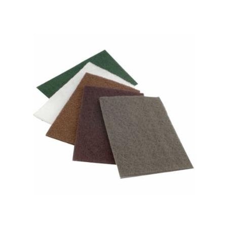 Cgw Abrasives Premium Non-Woven Hand Pad, Medium, Maroon, 20PK 421-36287