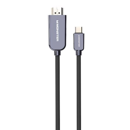 Monster Just Hook It Up USB Type C Plug to HDMI Adapter JHIU0156