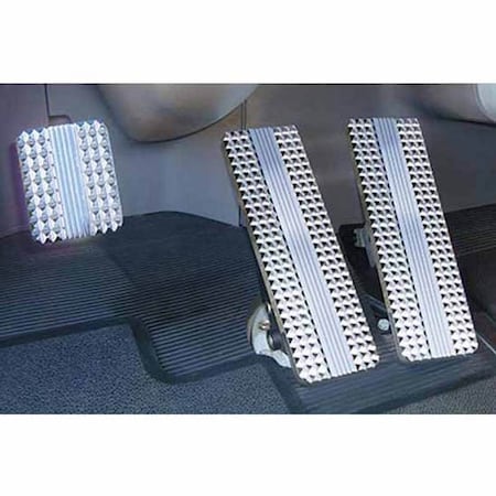 Replacement For Kenworth T800 Curved Glass Year 1994 Raised Diamond Cut Billet Pedal Kit