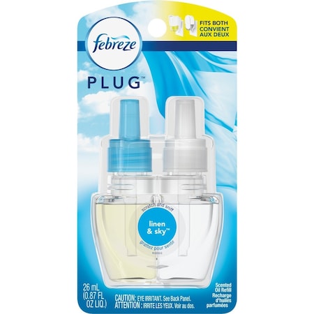 Febreze Linen & Sky Air Freshener Refill, 2-Count 74901