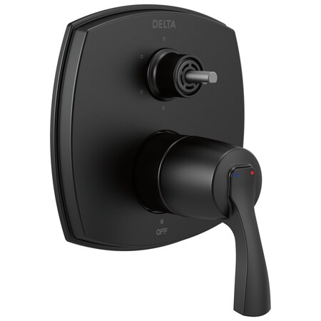 Delta Stryke 14 Series Integrated Diverter Trim with Six Function Diverter Less Diverter Handle T24976-BLLHP