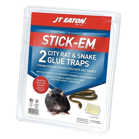 Jt Eaton STICKEM Glue Trap, 1012 in W, 1212 in H 100N-6