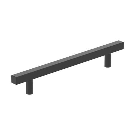 Amerock Bar Pulls Square 6-5/16 inch (160mm) Center-to-Center Matte Black Cabinet Pull, 25PK 25VMP37178MB