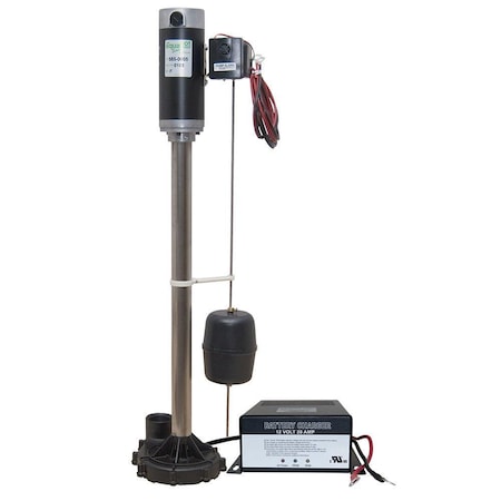 Zoeller Pumps Battery Backup Pedestal Sump Pump 585-0005