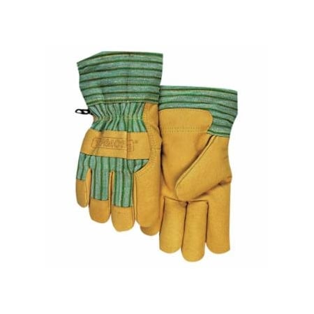 Anchor Brand Cold Weather Gloves, Large, Pigskin, Gold, 6PK 101-CW-777