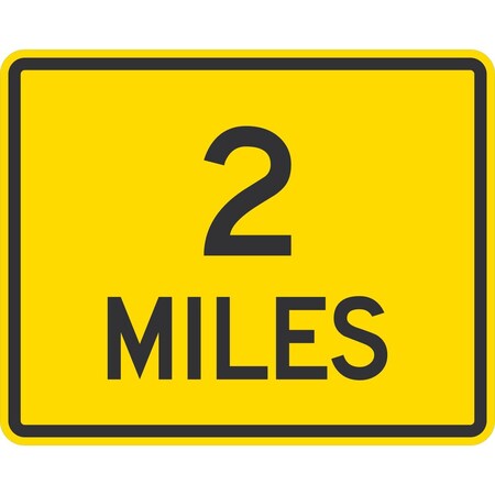 Lyle 2 Miles, 30x24, Non-Reflective, Yellow G-14868-NA_30x24
