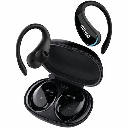 Maxell True Wireless Bluetooth Earhook, Black 199268