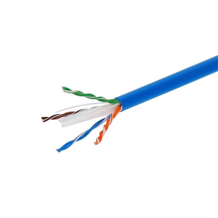 Monoprice Cat6 Utp Stranded, cm, 1000 ft., Blue 2270
