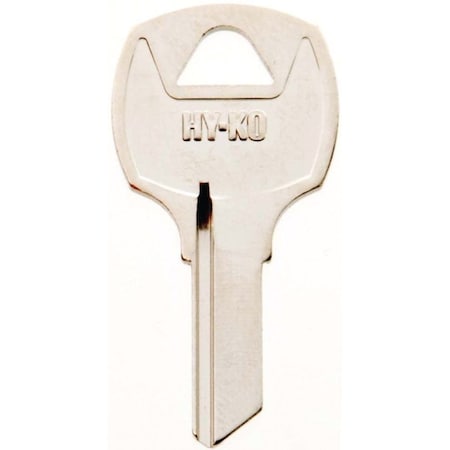 Hy-Ko Key Blank, Brass, Nickel, For: National Cabinet Locks 11010RO5