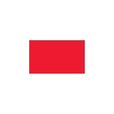 Bubblefast 3 x 5'' - Fluorescent Red Removable Rectangle Labels BFDL1592FR