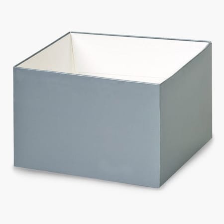Nashville Wraps Metallic Silver Box Base, 6x6x4, 25PK GBB06SI