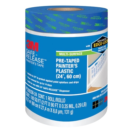 3M PainterTape/SheetingKit, CrepePaper, Blue 34065
