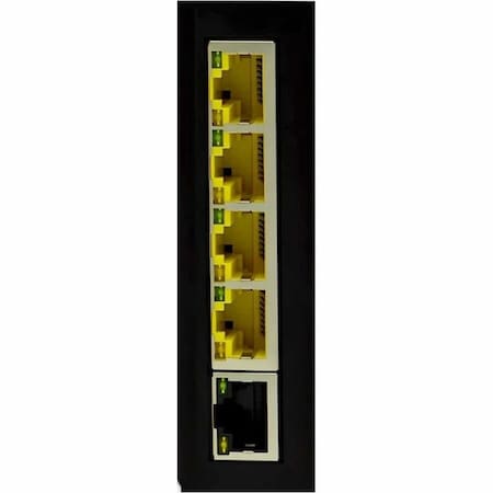 Brainboxes Ltd HARDENED INDUSTRIAL 5 PORT POE+ GIGABIT ETHERNET SWITCH SW-735