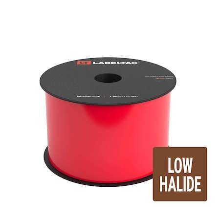 Labeltac Low Halide Supply 3in x 150ft LT4/Pro X, Red LT304LH