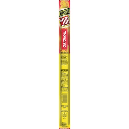 Rubbermaid Commercial Monster Original Flavor 1.94 Oz. Beef Stick Jerky 496461