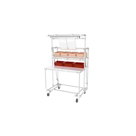 Trilogiq Mobile Workbench With Instruction Panel, Picking And Led. 20253-01