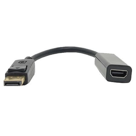 Micro Connectors 9 in. DisplayPort to HDMI Adapter, Black DP-HDMI-9