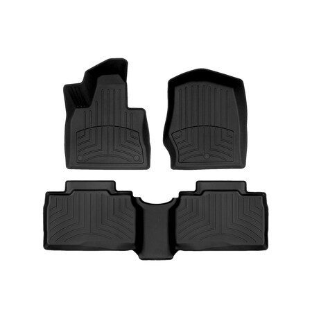 Weathertech Black, Front and Rear FloorLiner HP 441575-1-2IM