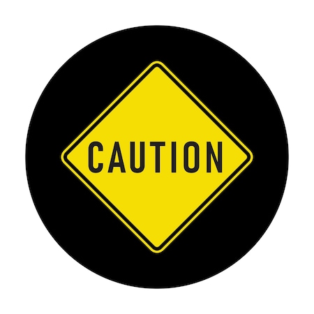 Brady Lens CAUTION SizeM 177674