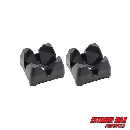 Extreme Max 3005.5011 Downrigger Weight Holder - 2-Pack, Black 3005.5011