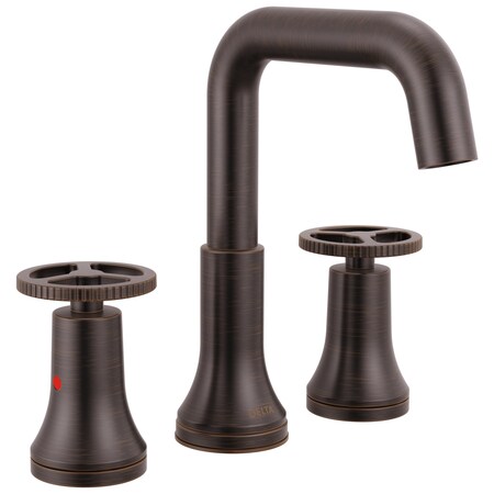 Delta Trinsic Two Handle Widespread Bathroom Faucet In Venetian Bronze 35547-RBMPU-DST