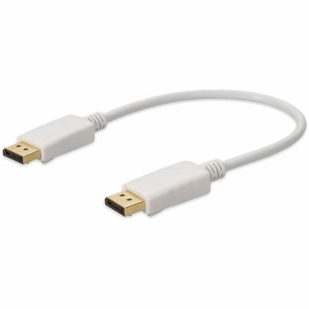 Add-On DisplayPort Male to DisplayPort Male White Cable For Resolution Up to 3840x2160 (4K UHD) DISPLAYPORT1FW