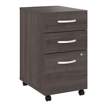 Bush Business Furniture Hanging File Cabinet, Dark Gray SDF216SGSU-Z