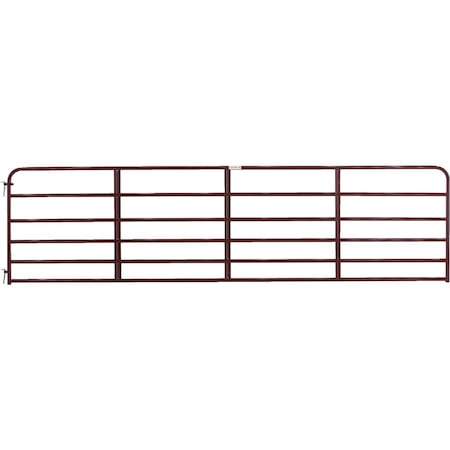 Tarter 50'' H.x16 ' L.x 1-3/4'' Tube Diameter Red Economy Tube Gate 6ER16
