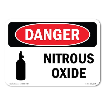 Signmission Nitrous Oxide ANSI, 5 Inch X 3.5 Inch, Decal OS-DS-D-35-L-1937