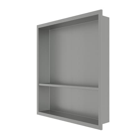 Craft And Main Shower Niche, 20x22 in, Stainless Steel N2022S-SS