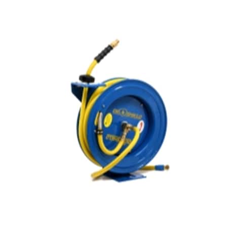 Blubird 0.5 in. x 50 ft. OS Air Hose on 18 gauge Heavy Duty Reel BLBOSRHD1250