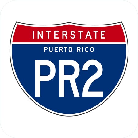 Lyle Interstate Pr2 Puerto Rico, 12x12, Engineer Grade, White G-2258-EG_12x12