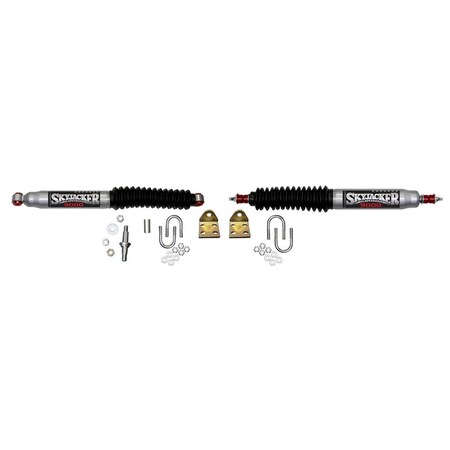 Skyjacker Suspension Dual Stabilizer Silver Kit with Black Boots SKY9219