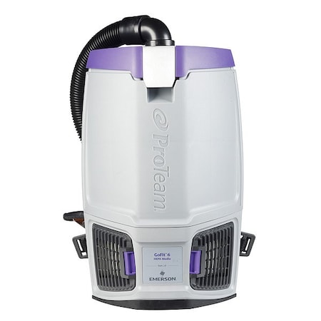 Proteam Backpack Vacuum, 10.8 A, 1296 W, 12 lb 107849