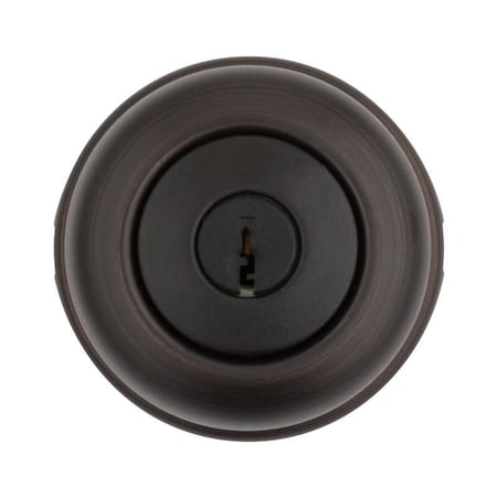 Kwikset 400CV 11P 6AL RCS K3 Entry Knob, Cove, Round 400CV11P6ALRCSK3