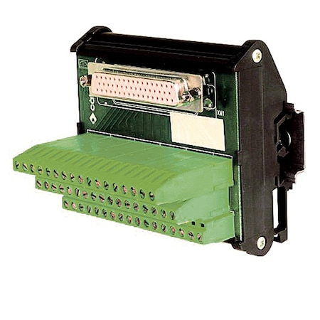 Automation Systems Interconnect DB25 Female Breakout Board, 25 Pin Female D-Sub Connector to Screw Terminal Interface Module, 2PK XCPD25F