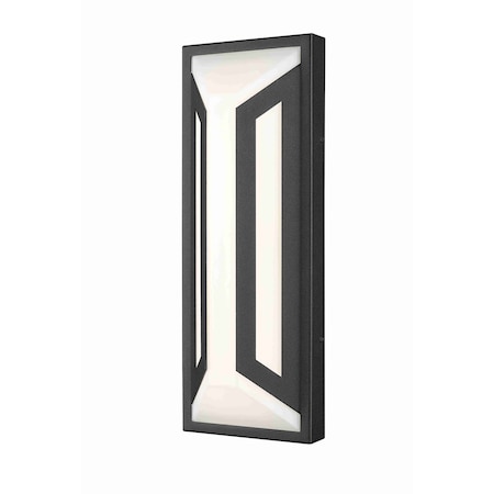 Z-Lite Banff Sand Black 2 Light Outdoor Wall Light 5028M-BK-LED