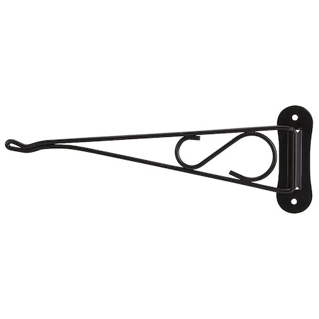 Landscapers Select Swivel Plant Bracket, 10-3/8 L, Steel, Black, Wall Mount Mounting GB0203L