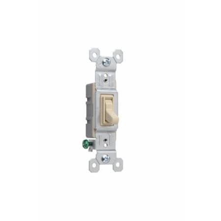 Legrand TradeMaster Standard Self-Grounding Switch, 15 A, 120 VAC, Push, Side, Speed Wire Terminal 660IGU
