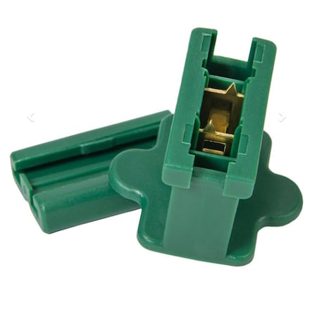 Currentactual SPT 1 Inline Female Zip Plug, Green, 50PK CU3280009