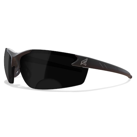 Edge Eyewear Zorge G2 Wraparound Safety Glasses Smoke Lens Black Frame 1 pc DZ116-G2