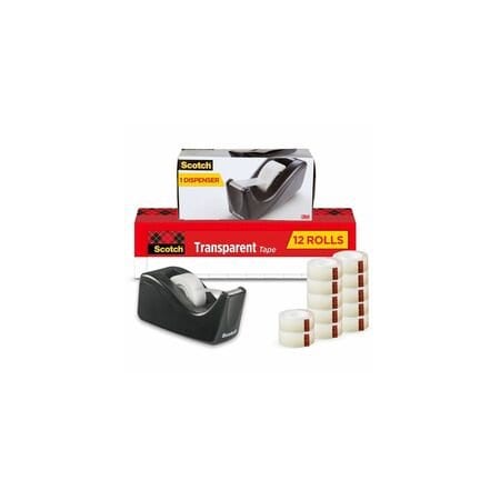 3M Invisible Tape, 0.75 in.W x 28 yd.L, 12PK 6200K12