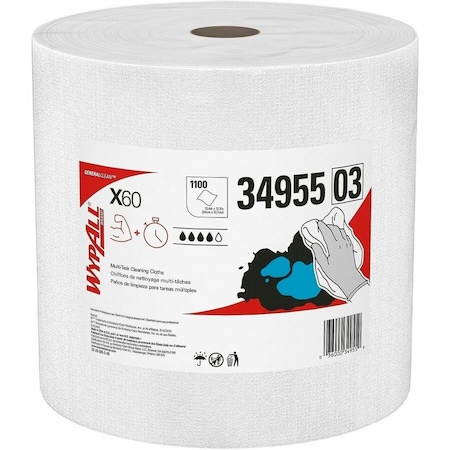 Wypall WIPERS, X60, JUMBOROLL, 1100PK 34955
